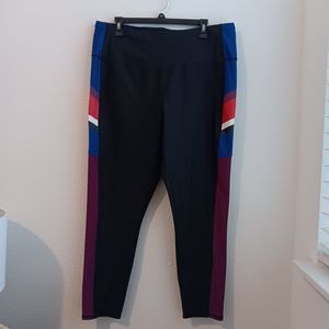 Skechers Leggings Women Size 2XL Black  High Rise